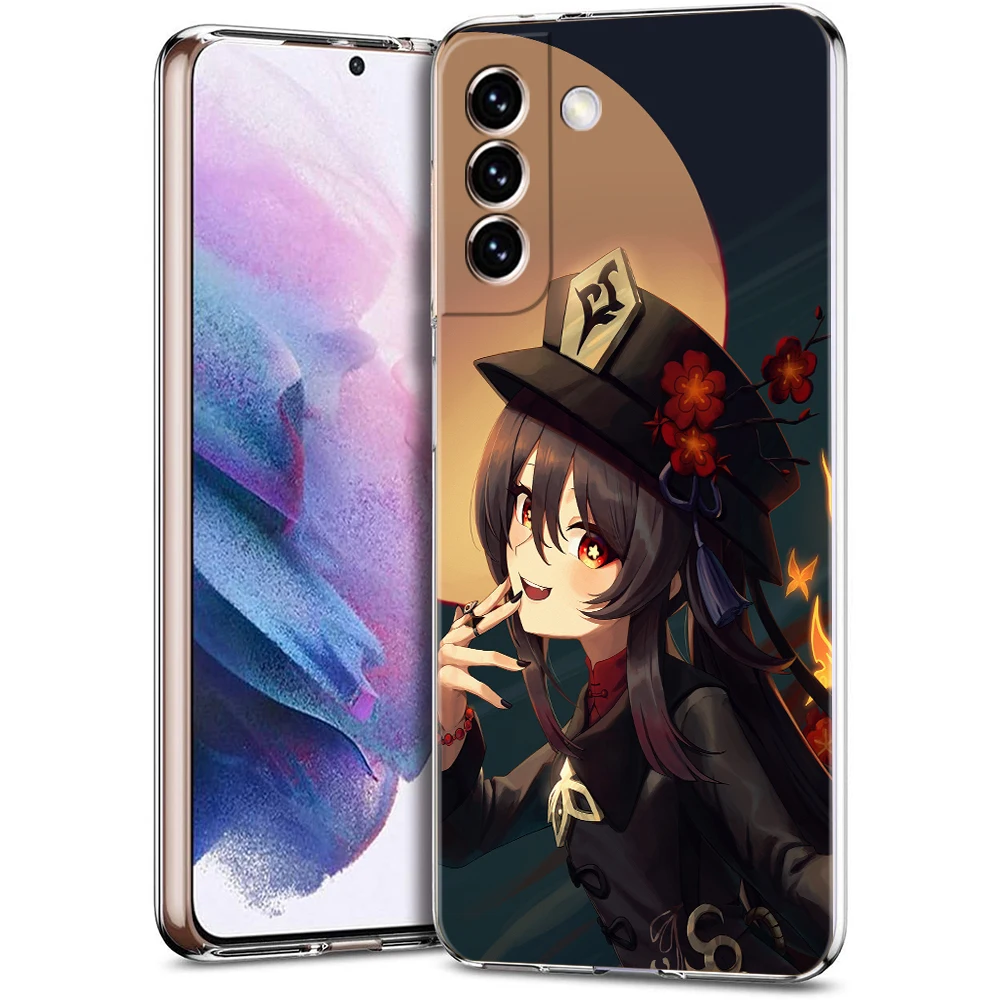 Genshin impact Baizhu Phone Case For Samsung Galaxy S24 Plus S23 S22 S21 S20 FE Ultra 5G S10 S10E S9 Soft Clear Silicone Cover