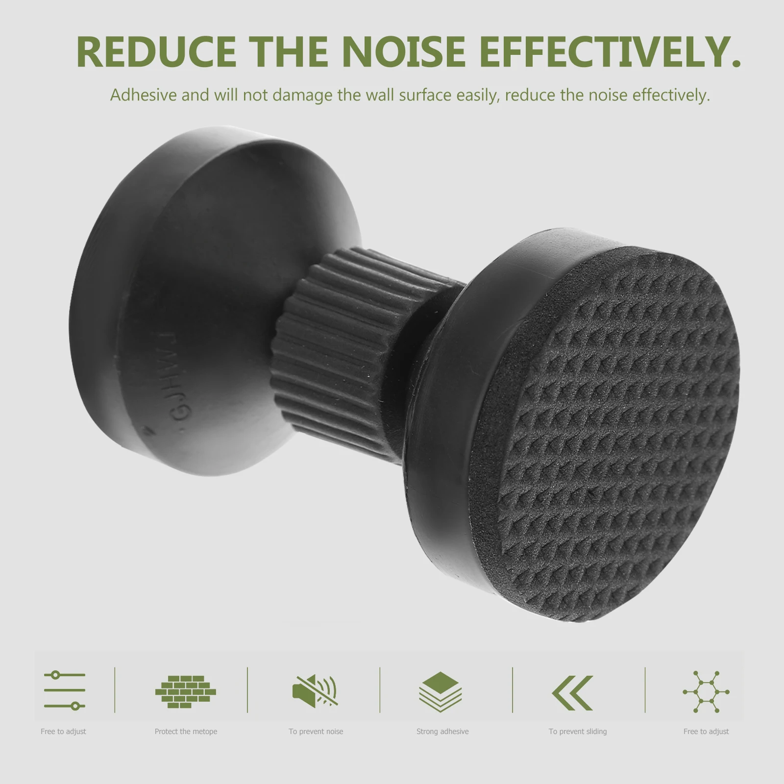 

2pcs Bed Frame Anti-Shake Tool Eva Pad Wall Protector Adjustable Headboard Stabilizer For Bedroom Living Room Hotel Furniture