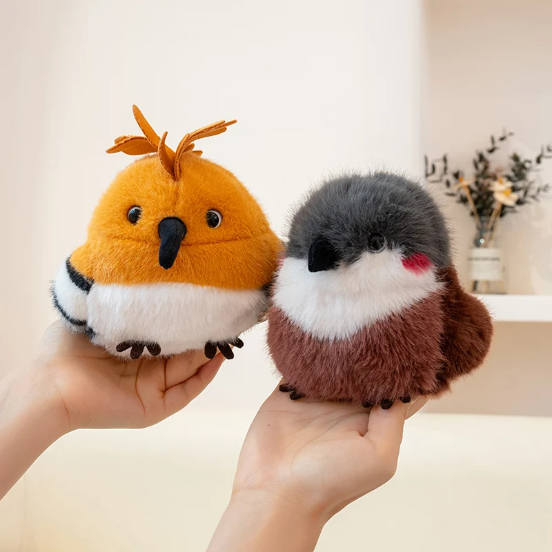

Kawaii Птица Плюшевая Кукла Подвеска Реалистичный Дизайн Попугай Воробей Пингвин Кряква Утка Киви Мягкая Игрушка для Мальчиков и Девочек Подарок На День Рождения
