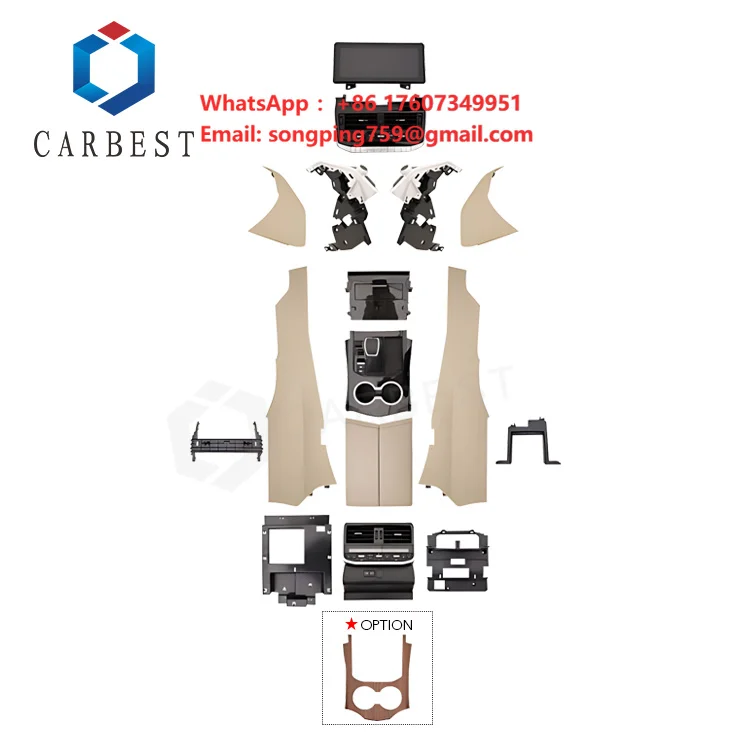 Hot Selling Simple  Type Interior Kit for LC200 08-16 Upgrade to LC300 2022 1:1