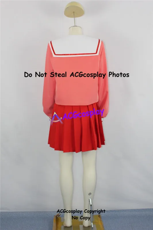 AzuManga Daioh Cosplay Costume girl school Uniform acgcosplay costume