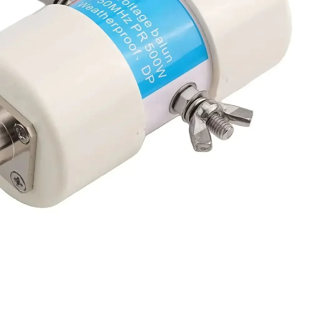 

1pc 160m-6m Frequency 1.8-50MHz 500W Waterproof High-frequency 1:1 Voltage Continuous Power Rating Voltage Balun So-239