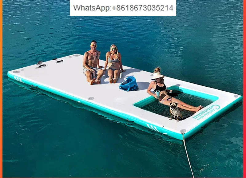 Swimming Pool Leisure Floating Bed Swimming Floating Board Yacht Going to Sea Entertainment Water Floating Platform