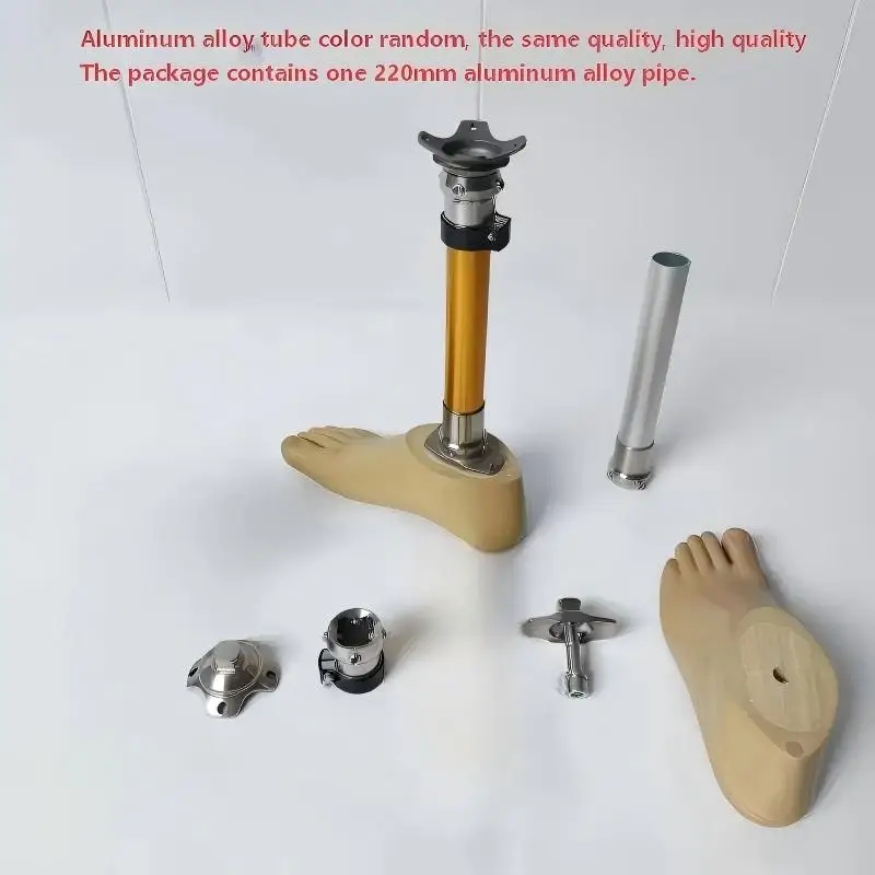 Lightweight Artificial Leg Kit (Including Prosthetic Foot) for Below-knee Amputation Stainless Steel Prosthetic Components