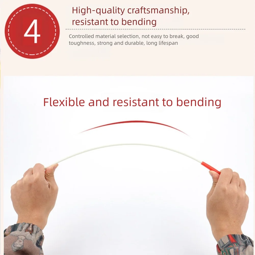 شريط جمباز فني عالي الجودة بطول 4 أمتار ملون مع قضيب باليه غاسل قوس قزح عصا رياضية خارجية #2