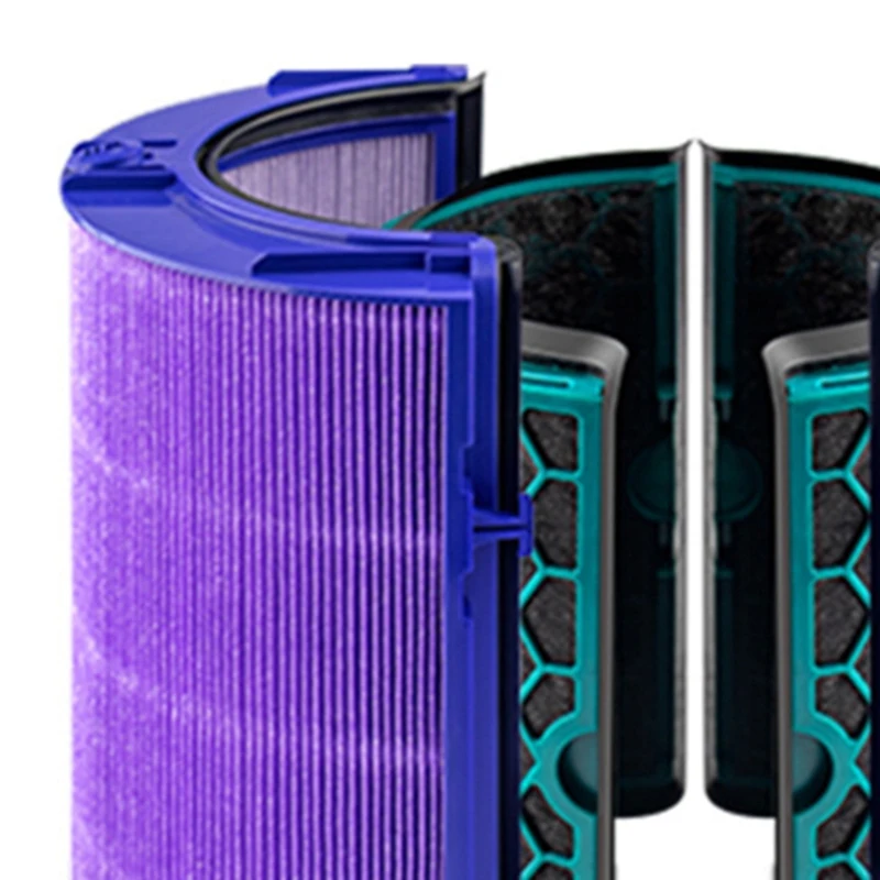 Угольный фильтр для Dyson TP/HP/DP04/05/07 Pure Cool Hepa очиститель герметичный двухступенчатый 360-градусный фильтр аксессуары для системы