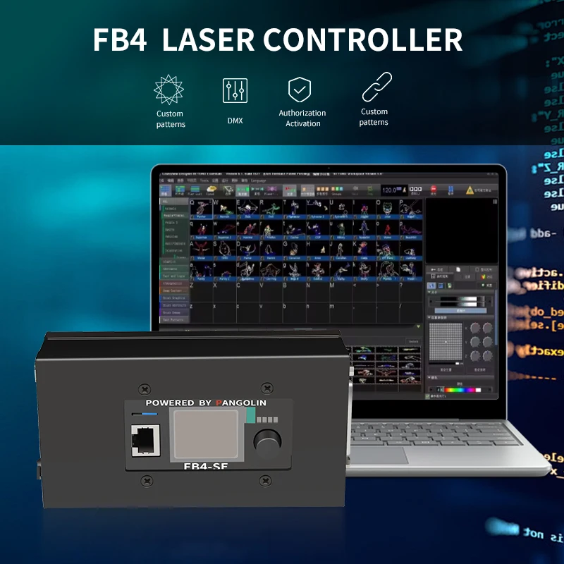 AICPOSE Professional Wholesale New Pangolin Fb4 Laser Controller Rgbw Quick Show Laser Fb4