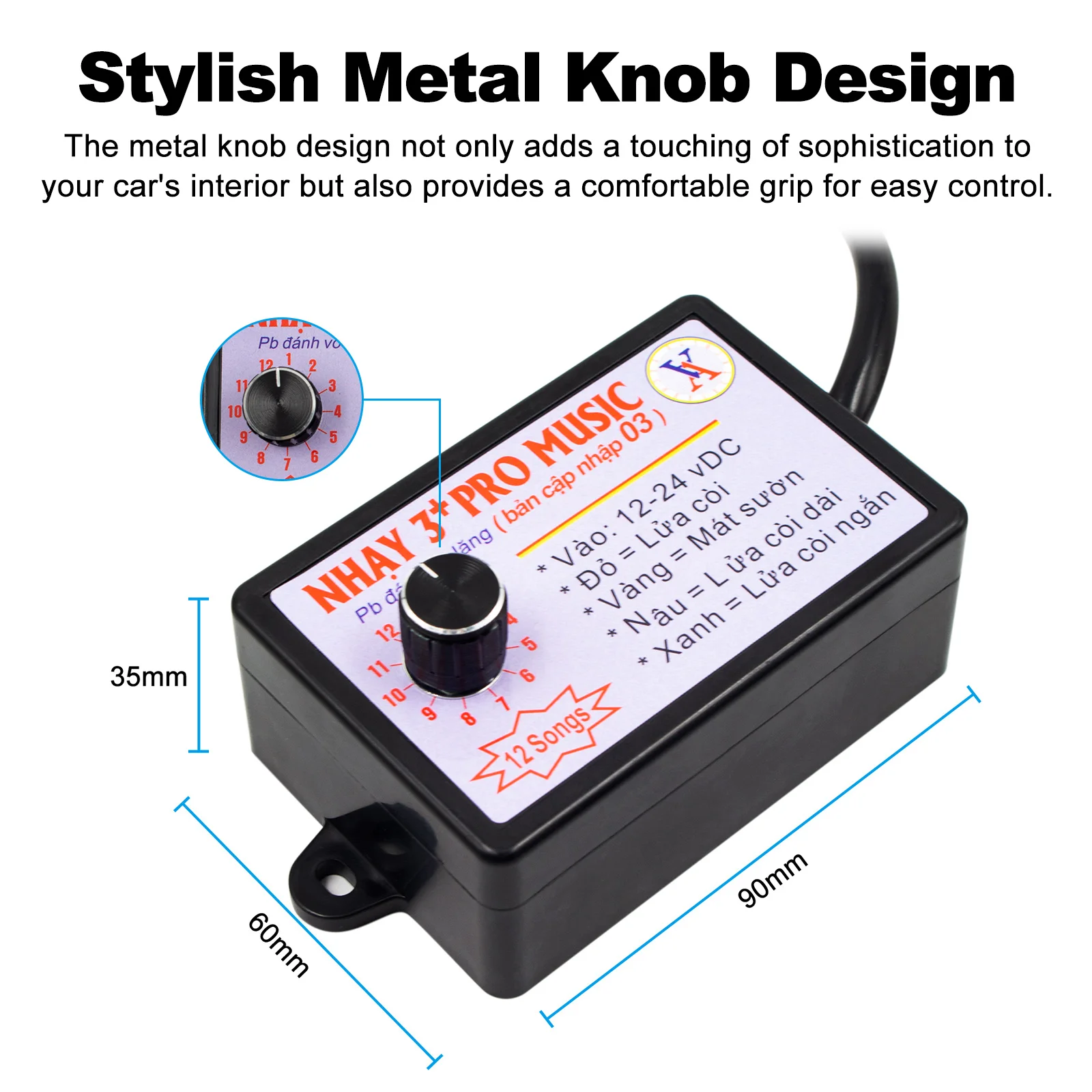 القرن صندوق التحكم 12 فولت-24 فولت 8 & 12 الصوت الموسيقية الإلكترونية 3 + برو الموسيقى السريعة القرن التتابع للدراجات النارية سيارة جيب مركبة بحرية شاحنة