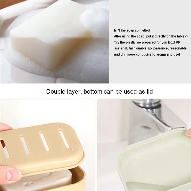 Thickened Soap Dish Thickening Leakproof Innovative Functional Convenient Durable Soap Dish Dispenser High Quality Save Space