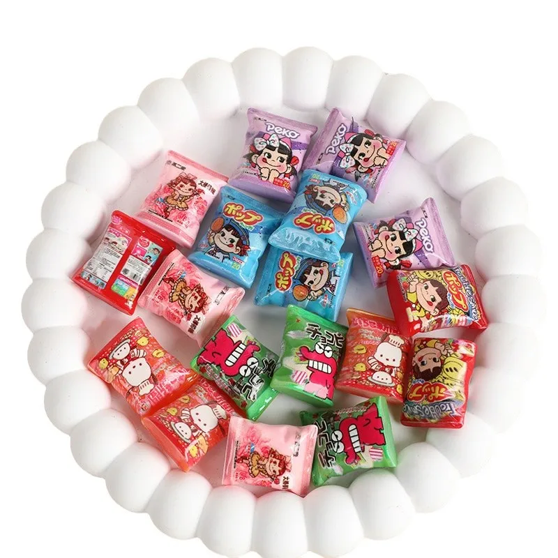 100 قطعة من الراتنج Kawaii مقلد صغير منتفخ للوجبات الخفيفة DIY للمطبخ دمية ديكورات منزلية اكسسوارات