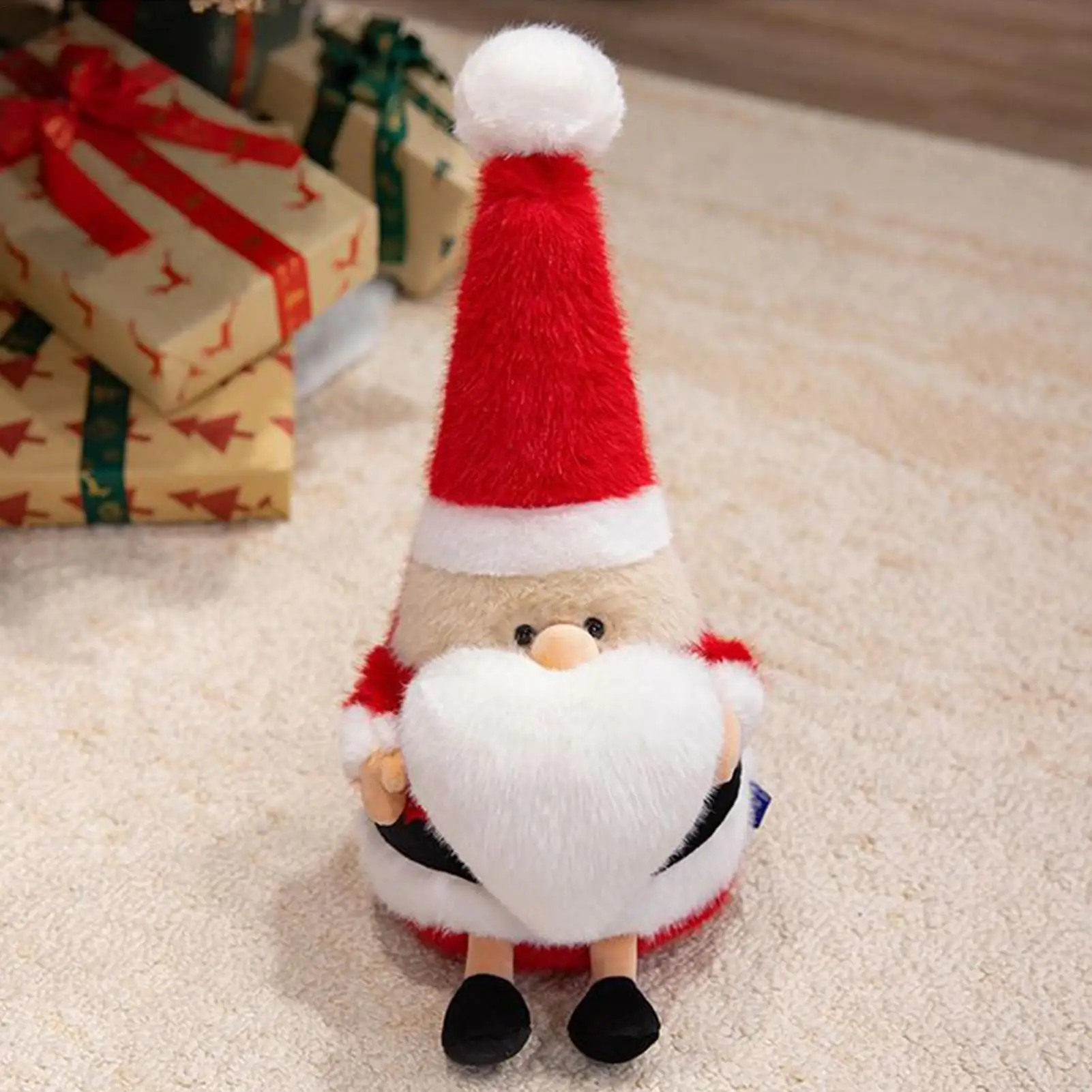 Pluche Kerstspeelgoed Kerstman Kerstboom Decor Pop Zacht Vakantie Sierkussen Voor Slaapkamer Woonkamer Studeerkamer Auto