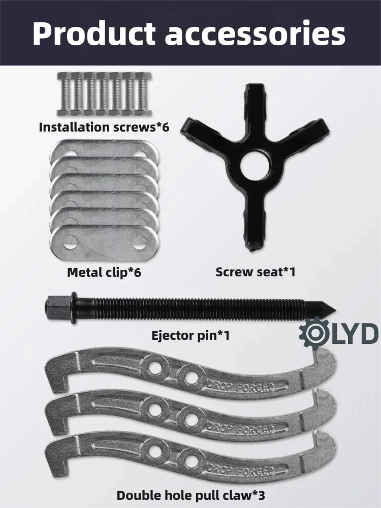 Multi Functional 3 Jaw 2 Jaw Bearing Puller Tool Universal Pulley Gear Extractor