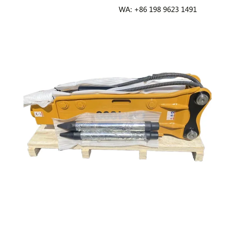 Heavy Duty Side Rock Breaker Hammer High Strength Concrete Breaking Tool Small Construction Site Engineering Equipment
