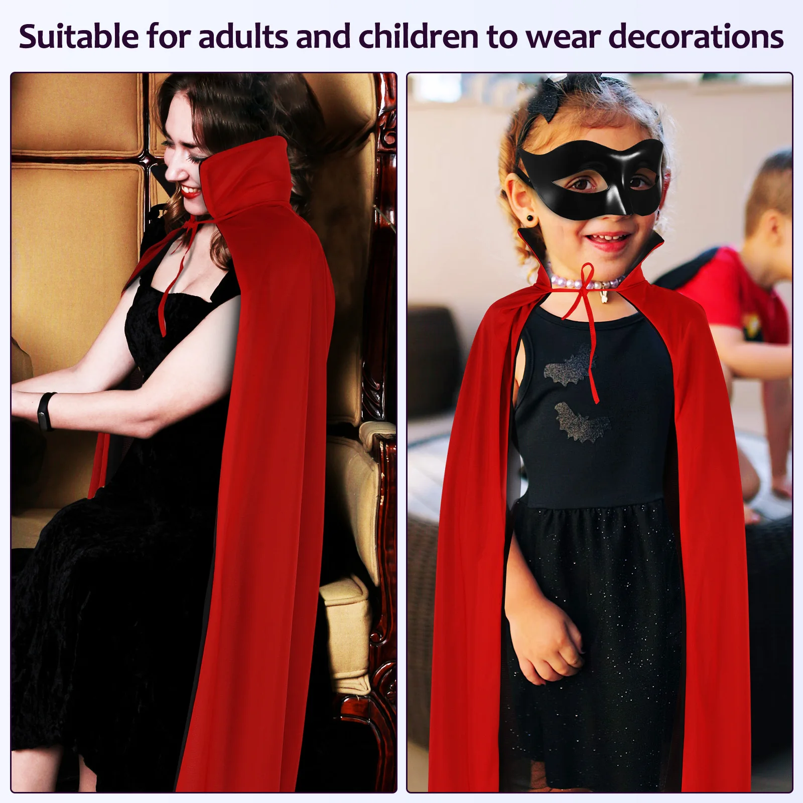 

Набор плащ и масок для Хэллоуина, костюм для косплея, реквизит для взрослых, уникальные украшения для маскарада, плащ на Хэллоуин
