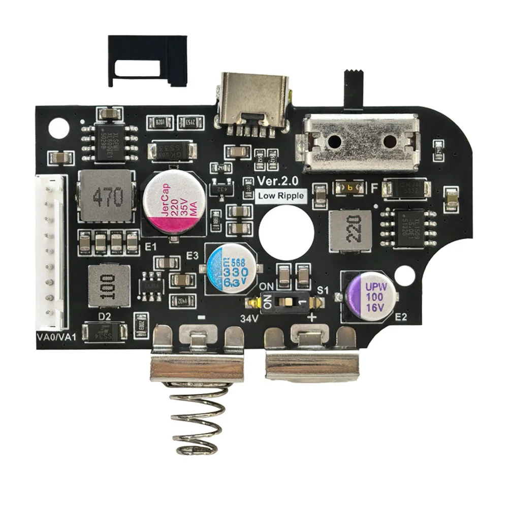 جديد V2.0 USB-C امدادات الطاقة مجلس استبدال ل SEGA لعبة والعتاد GG لعبة وحدة التحكم لوحة دارات مطبوعة مفتاح الطاقة اللوحة الأم ملحق