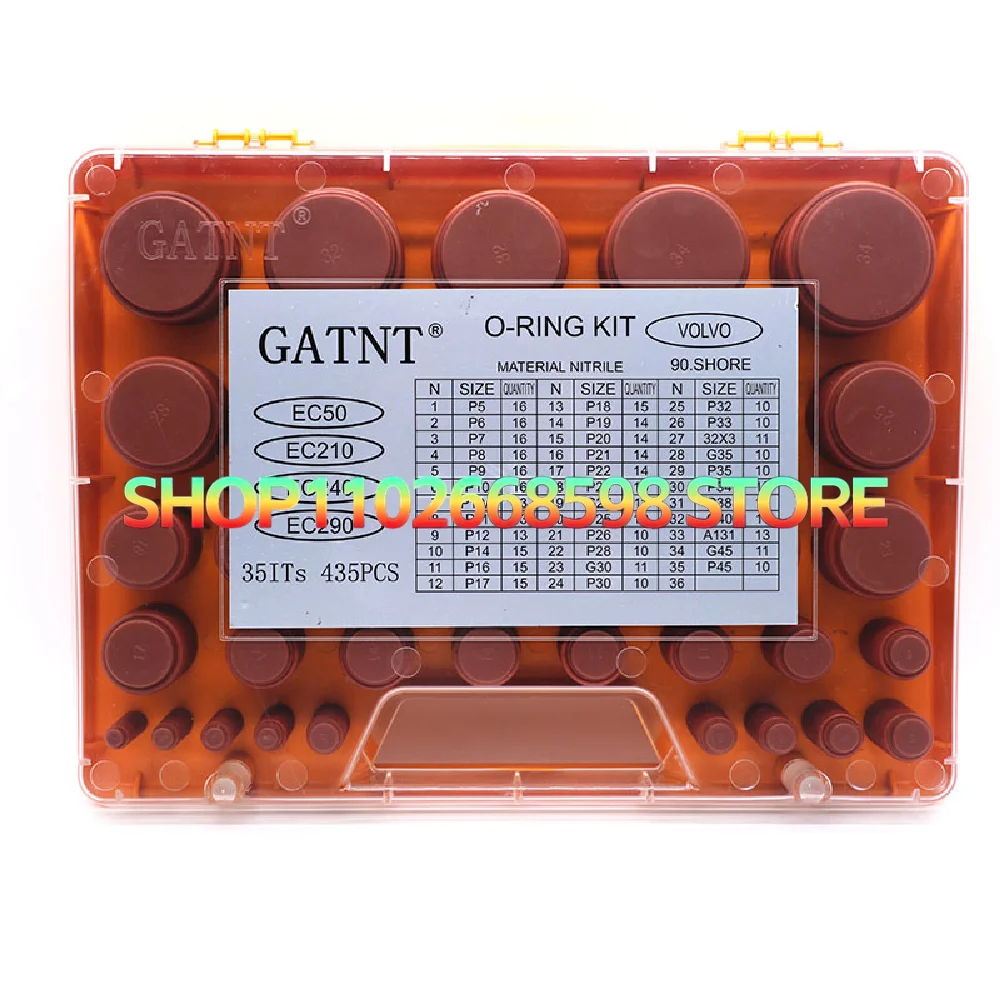 

High quality Repair O-ring Kit for KOMATSU HYUNDAI CATERPILLAR VOLVO KOBELCO Doosan Excavator O Ring Kit