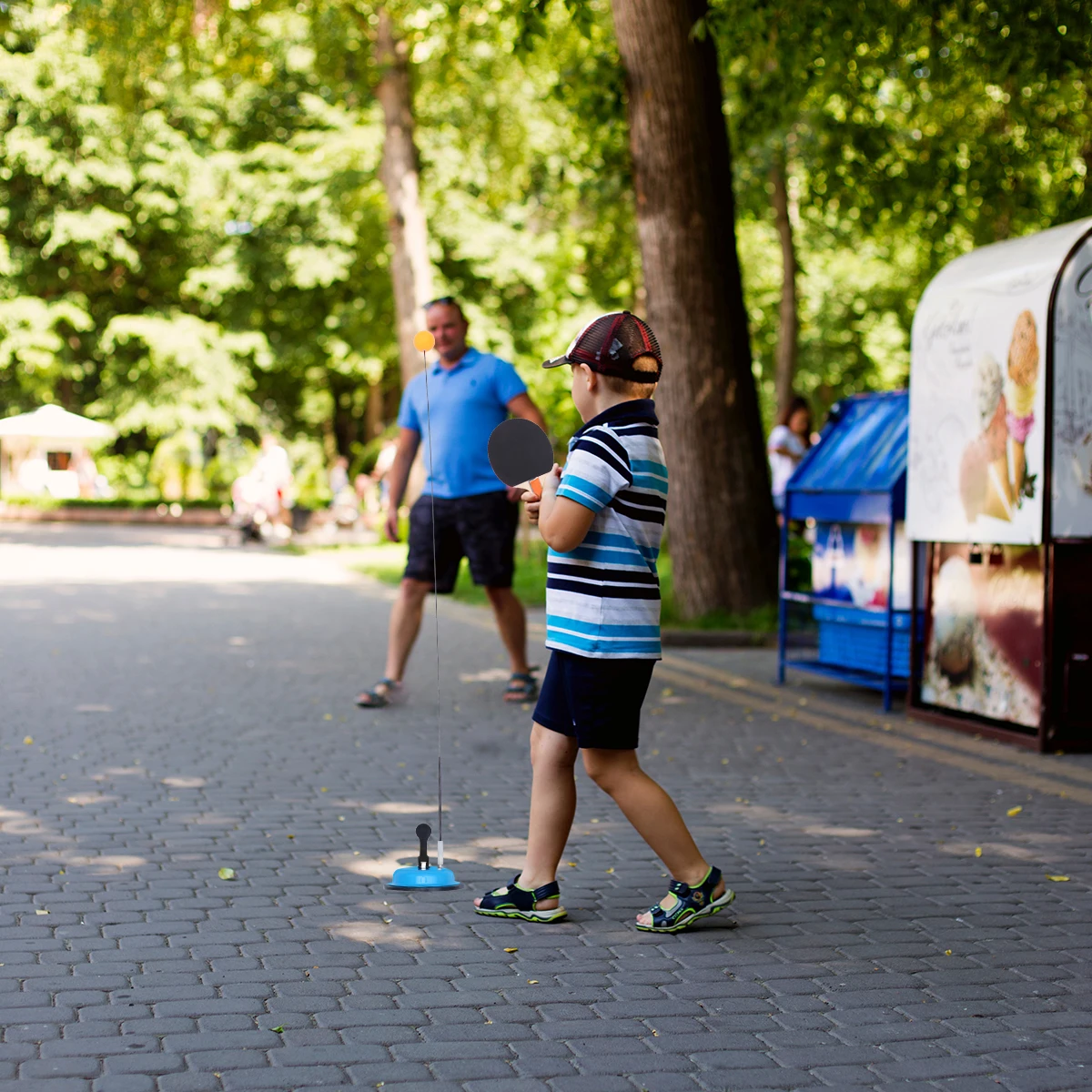 

1 Set Table Tennis Training Kit Red Sucker For Adults Durable Practice Accessory Pong Trainer Ball Rotation