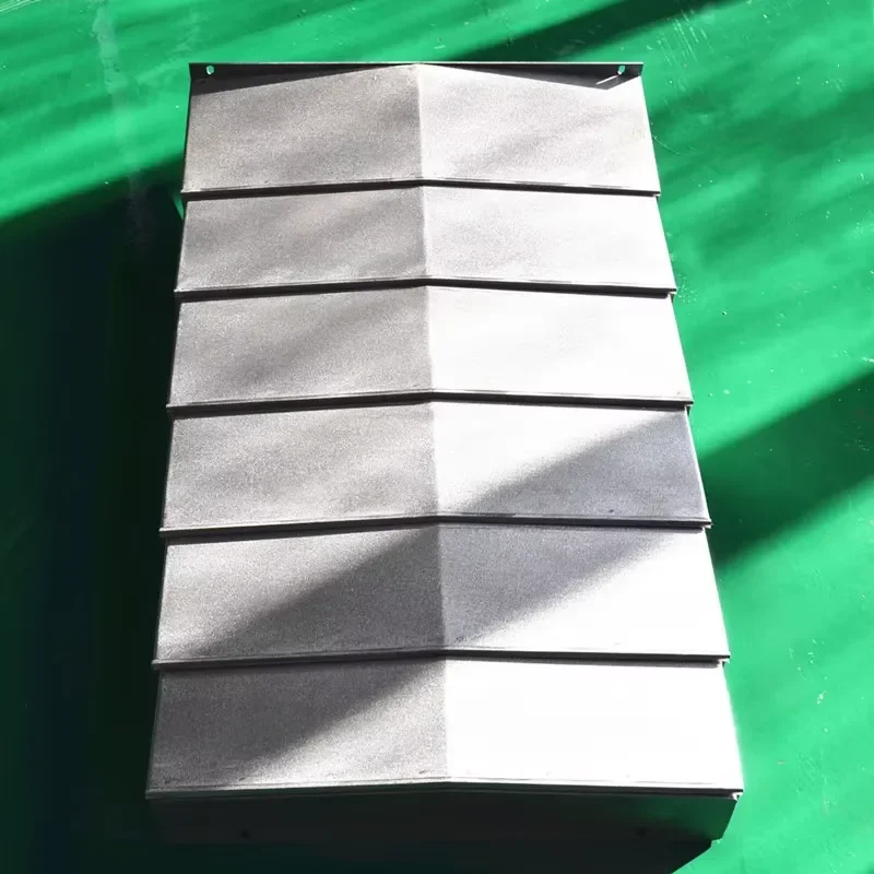 CNC Machine Steel Telescopic Way Cover Metal Plate Protective Guard Shield for Machine Tool Guide Rail