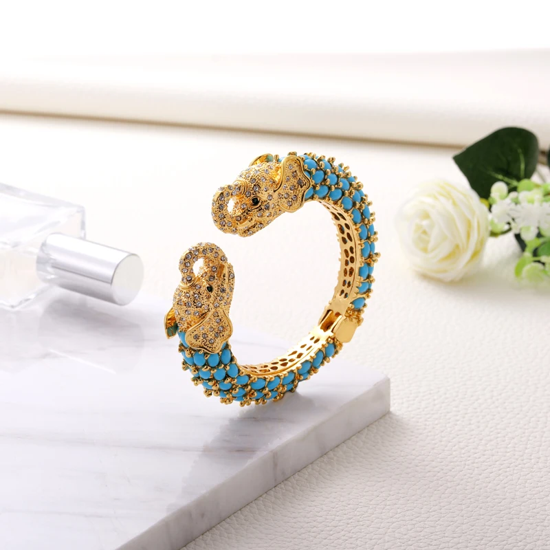 Sally's Paradise Trendy Jewelry Elegant Temperament Metal Animal Bracelet for Women Female Gift Delicate Design Elephant24KL1199