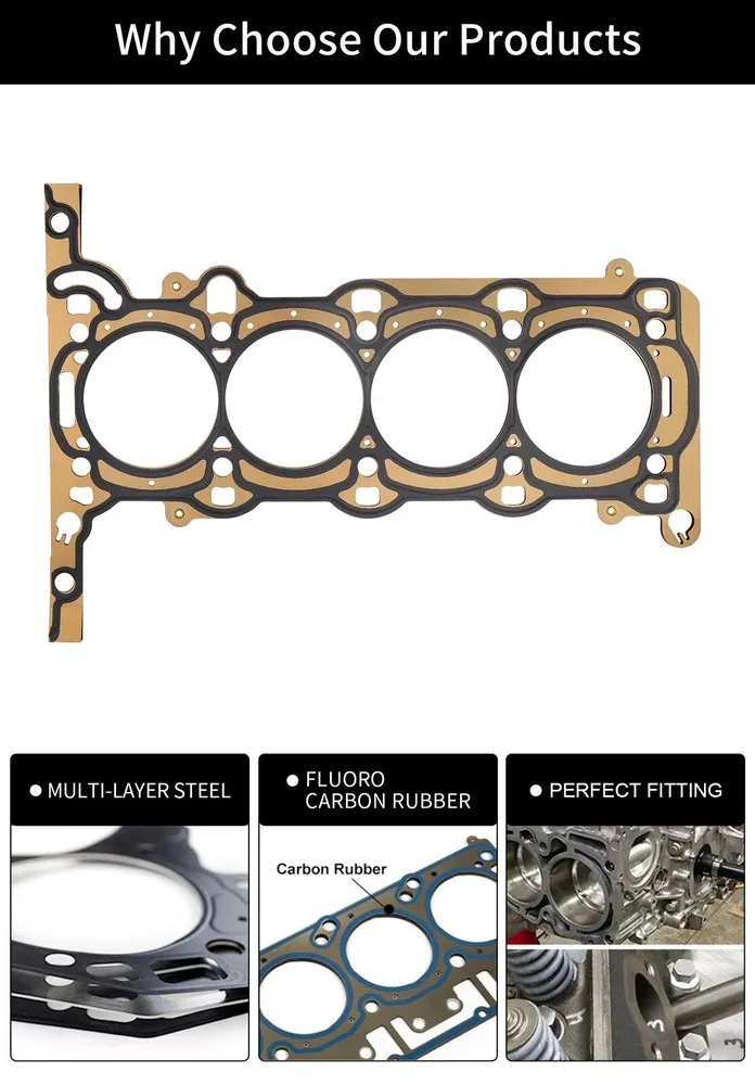 HGS345 HS54702A HS31411 HS26516PT مجموعة حشيات الرأس مع مسامير الأسطوانة لـ 2013-2016 بويك إنكور 1.4L