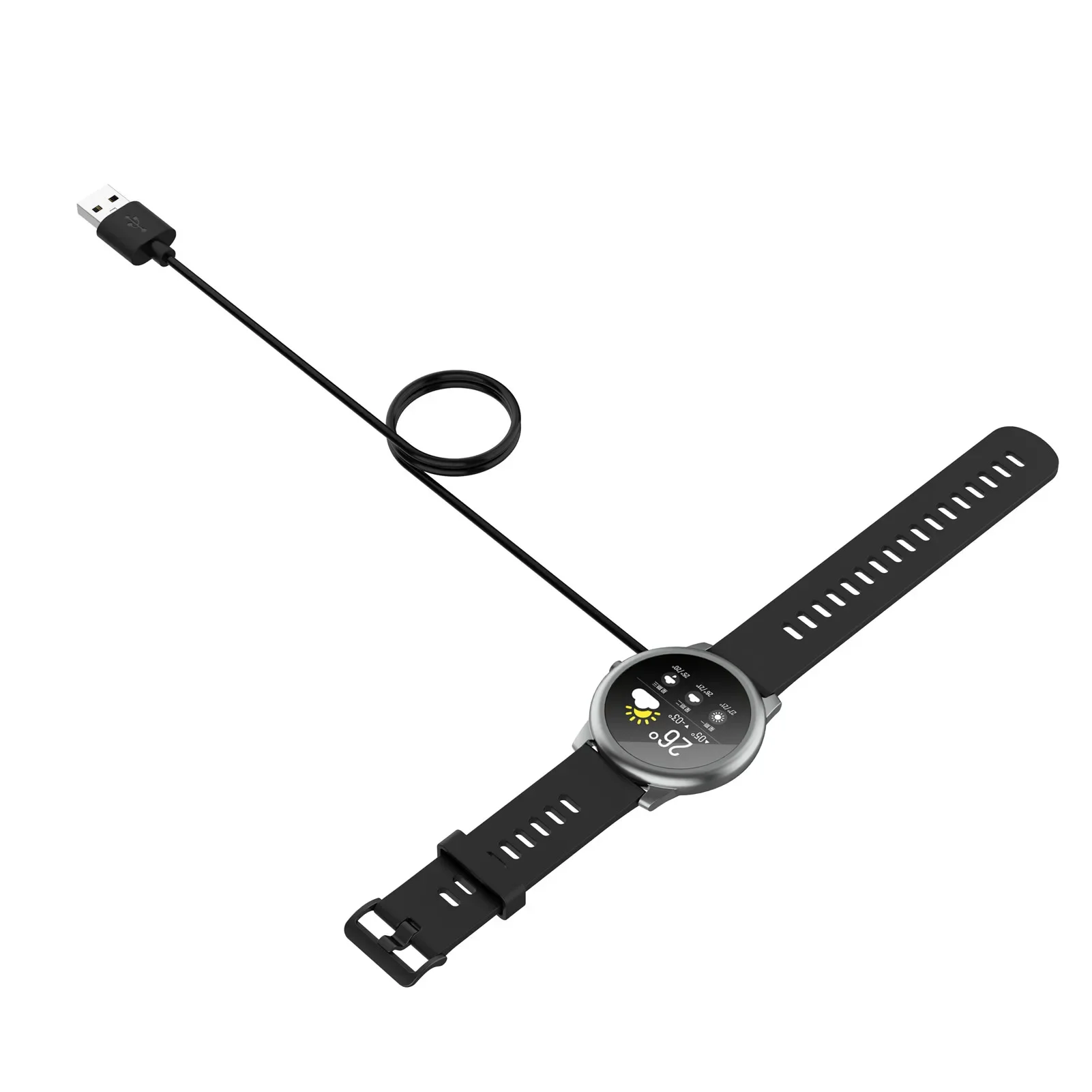 Cable de carga USB para reloj YAMAY SW022, Cable cargador magnético para Imilab Kw66, Xiaomi Haylou RT LS05 Ticwatch GTX CXB01/W26