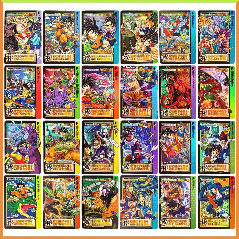 

Anime Dragon Ball DIY ACG Battle Game Collectible Card Gogeta Cell Frieza Pan Bulma krillin Torankusu Toy for boy Birthday Gifts