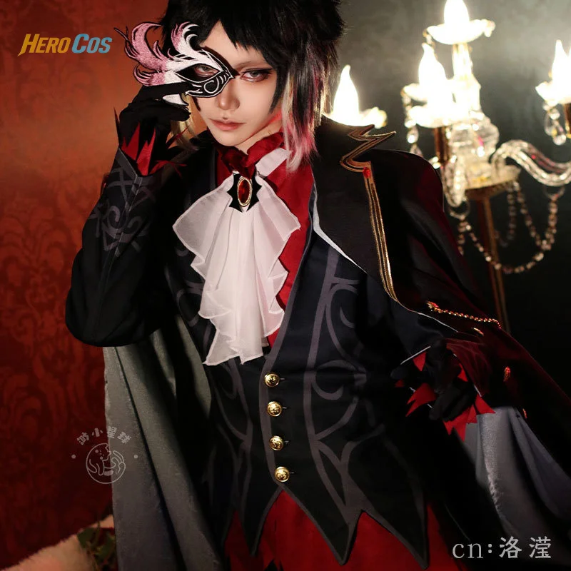 

Bungo Stray Dogs Ryunosuke Akutagawa Cosplay Masked Ball Costume Anime Character Prop Halloween Carnival Party HERO Cos