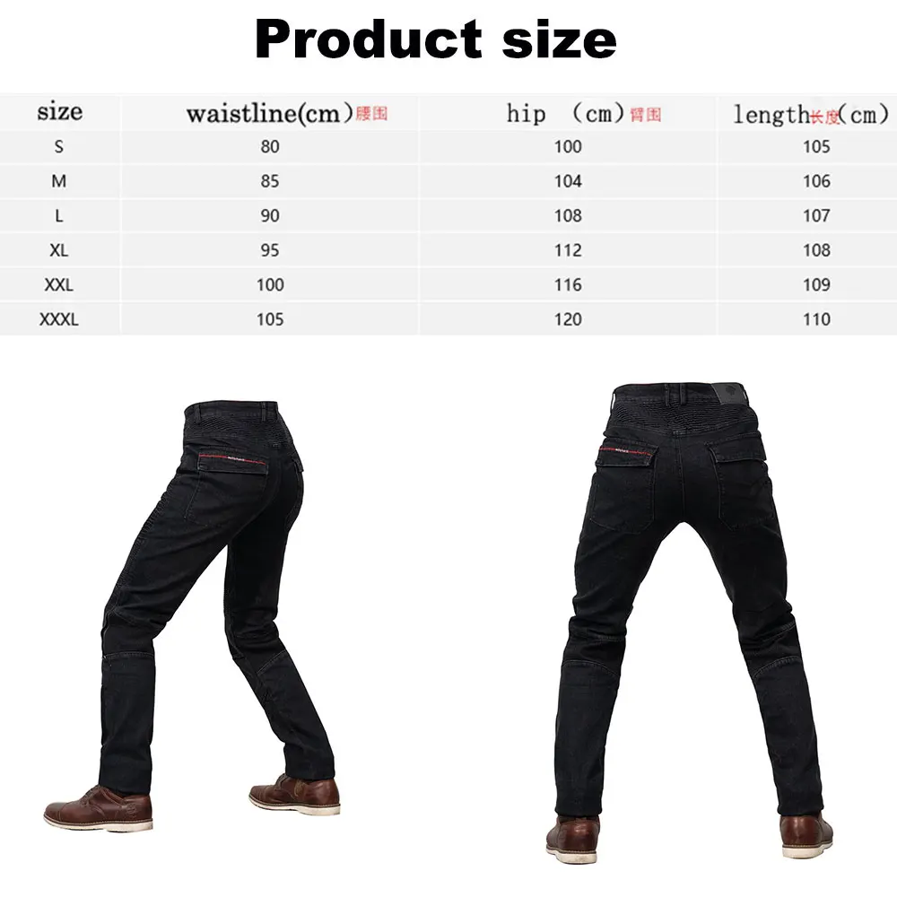 Motorcycle Men's Pants Summer Breathable Jeans Motorcross Trousers  Mesh Ventilation With Protect Gear Equipment Black Soft