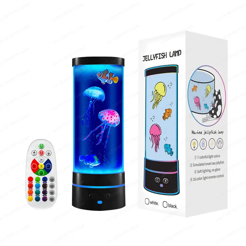 

New creative styling jellyfish lamp home room layout styling lamp ins wind decoration led acrylic lamp
