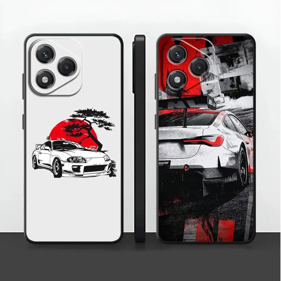 JDM Sport COOL Car Case for Huawei P Smart 2019 P30 P20 Pro P20 Lite 2018 P20 P40 Lite Funda Phone Cover