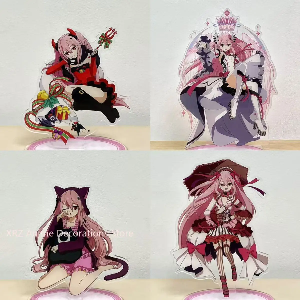 

Acrylic Stand Seraph of the End Cartoon Anime Krul Tepes Desktop Ornaments Decorate Model Birthday Gift