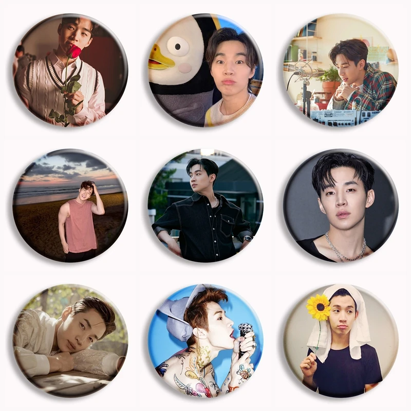 Henry Lau Aesthetic Soft Button Pin Pop Korean Singer Brooches Badge Bag Decor Jewelry Fans Collect Friends Gifts