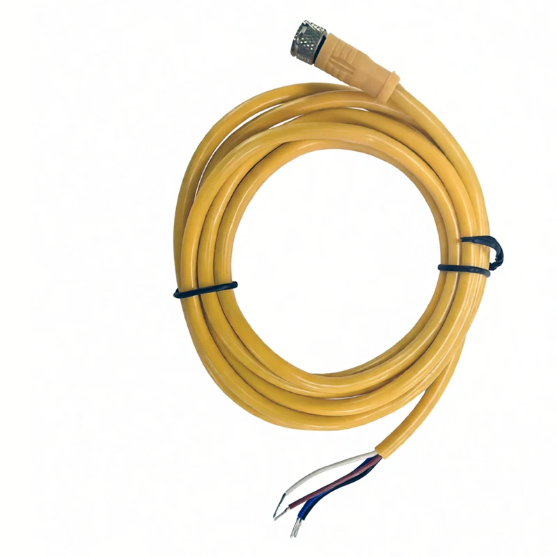 M8 M12 4-PINS Female Male Sensors Connecting Cable, Spring Type, Female to Male Changed 2M Length Standard ODM supported