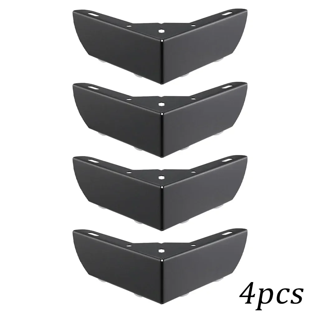 ALLGOOD-patas triangulares para muebles, soporte de carga pesada para muebles, gabinete de Metal, patas triangulares para sofá, 4 piezas