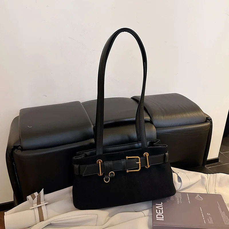 

2025 A/W Vintage Underarm Purse for Women, Corduroy Multi-way Shoulder Crossbody Bag, Retro Chic Tote for Work & Dating