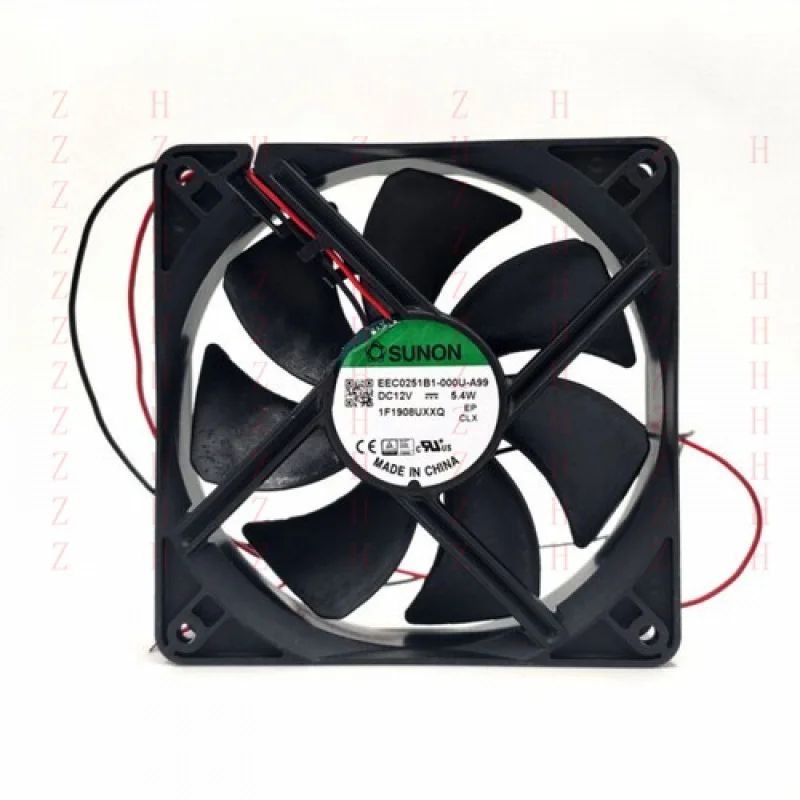 

XXZ для 1 шт. охлаждающий вентилятор для 12 В 5,4 Вт 12025 12 см охлаждающий вентилятор EEC0251B1-000U-A99