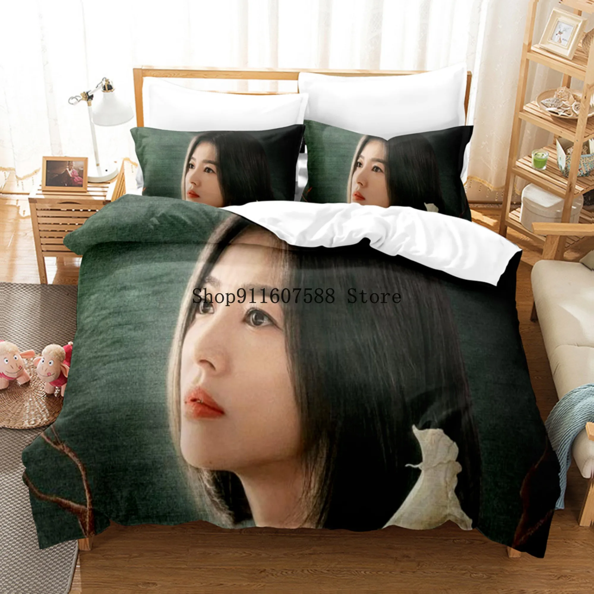 The Glory Bedding Set Single Double Size For Adults Girls Home Textile Home Decor Korean Dramas Bedclothes TV Show Duvet Cover