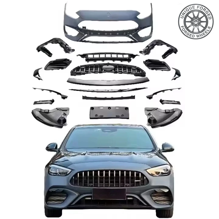 

High Quality Hot Selling Car Bumper for 2022 C Class W206 Modified Upgrade C63 Body Kit Front Bumper Grille