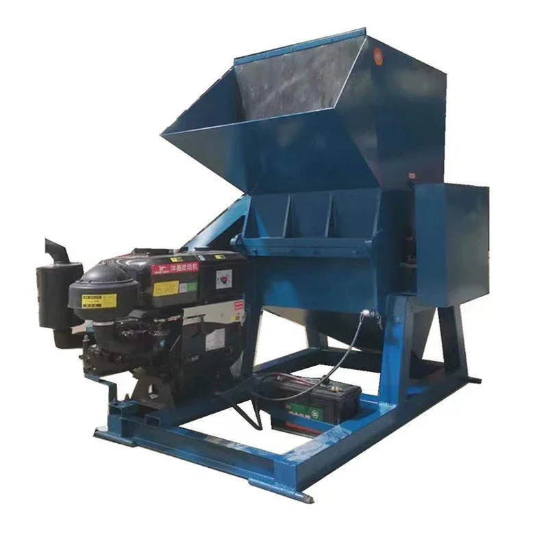 Twin Shaft E Waste Scrap Metal Plastic Shredder With Ce