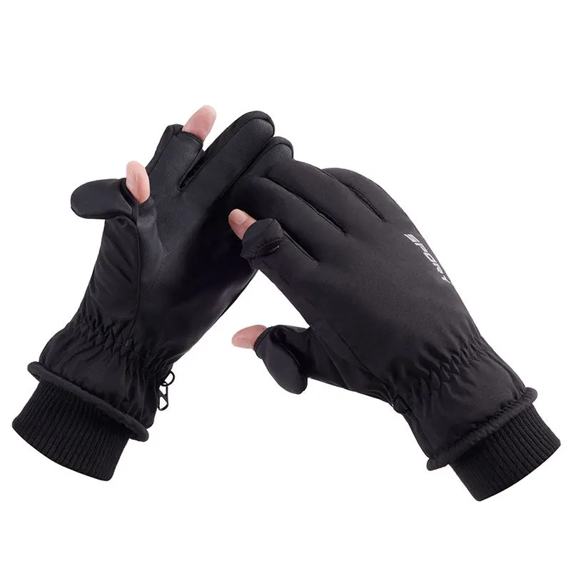 Guantes de esquí para hombre, manoplas cálidas e impermeables con pantalla táctil, para Snowboard, moto de nieve, Invierno