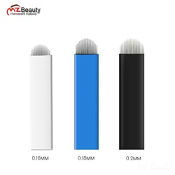 U18 Shape Microblading Needles Diameter 0.25mm 0.2mm 0.18mm 0.16mm Nano Blades Tattoo Agulhas EXP Date LOT No. For Eyebrow Pen