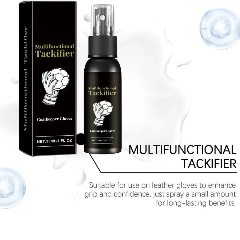 30 ml Griffspray für Fußballhandschuhe, sichere Torwarthandschuhe, Sprühhandschuhe, waschen und vorbereiten effektiv Schutzhandschuh-Griffsprays