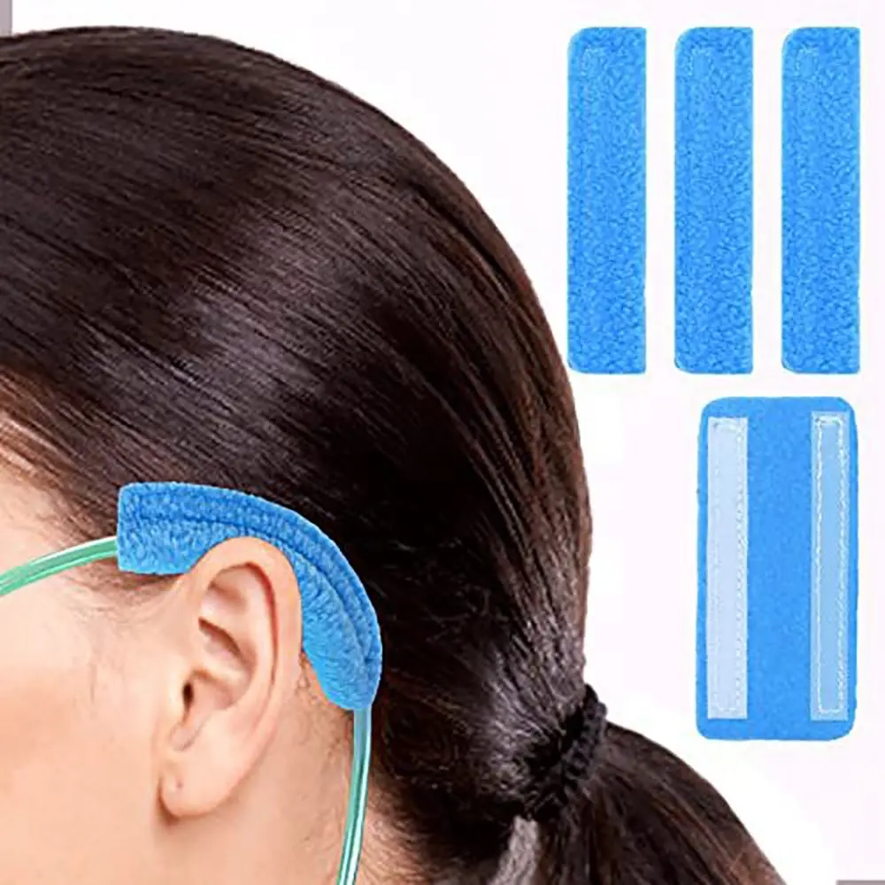 Comfortable Soft Nasal Cannula Ear Cushions Polar Fleece Oxygen Supplies Oxygen Cannula Cushion Universal Oxygen Ear Pad
