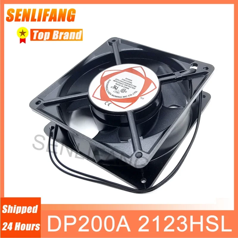 

12CM Fan DP200A 2123HSL 120*120*38MM Cooling 220-240V 0.14A 2-Line For SUNON Heat Dissipation Cooler New