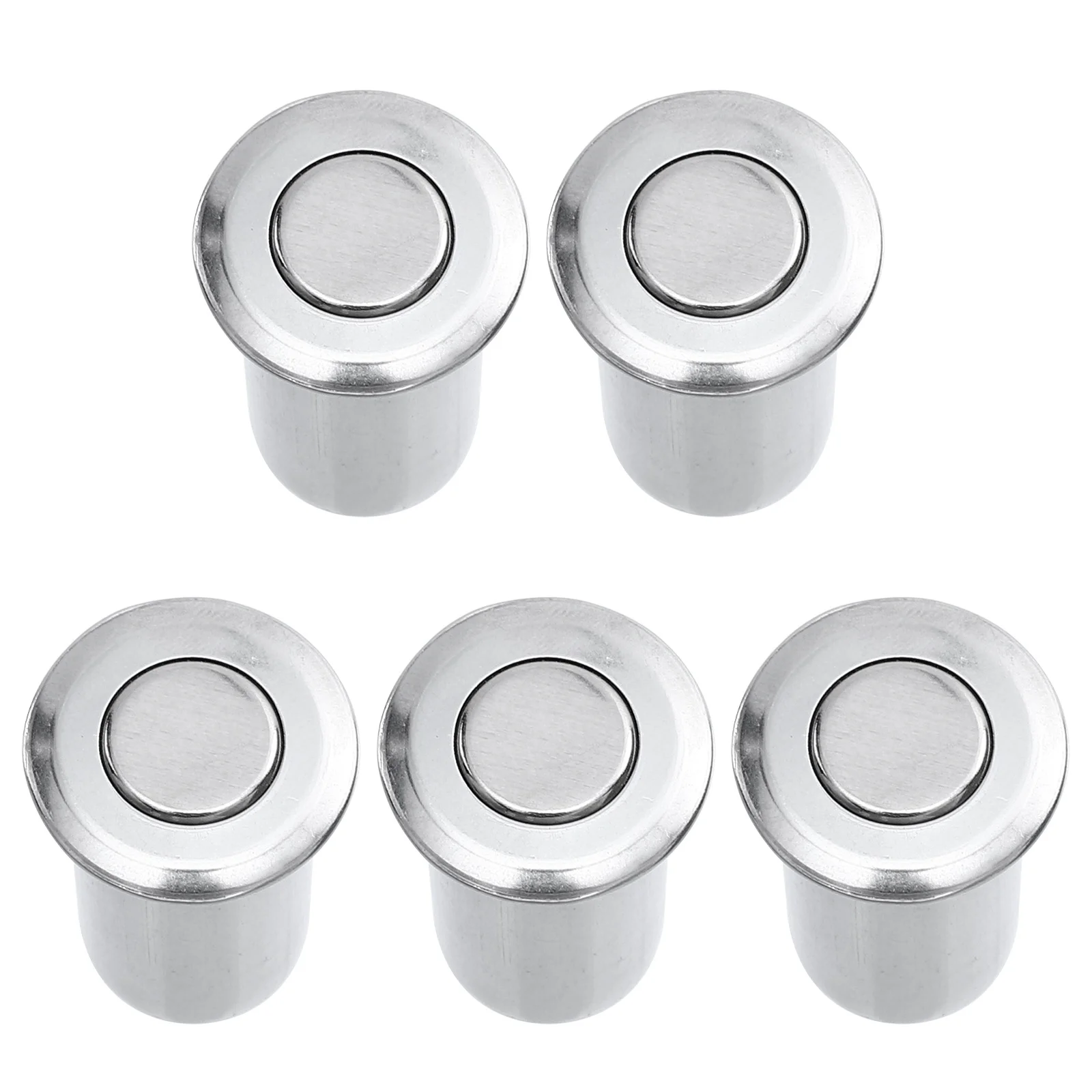 

5pcs Stainless Steel Security Latch Anti-Theft Bolt Corrosion Resistant Durable Home Lock Bedroom Bathroom Window Latch