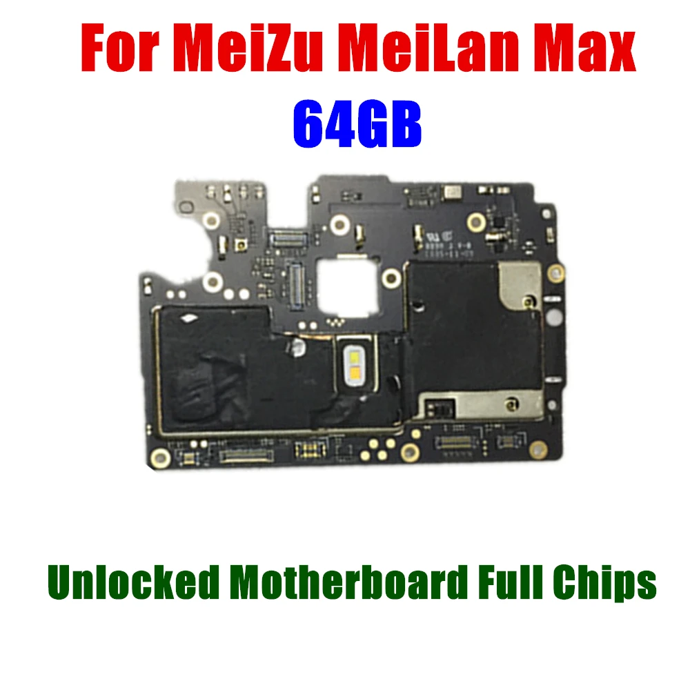 

Unlocked Electronic Panel Mainboard Motherboard Circuits Flex Cable With Firmware For Meizu Meilan Max