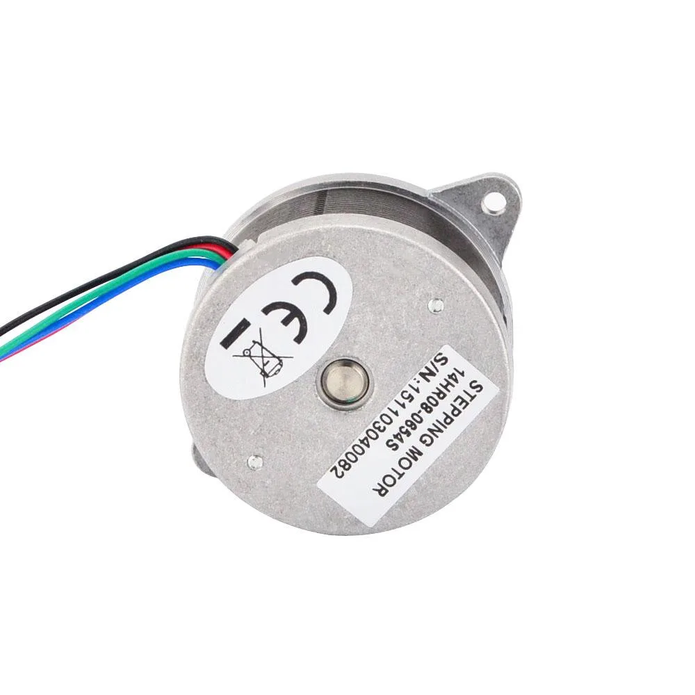 Round Nema 14 Stepper Motor 8Ncm (11.33oz.in) 0.9deg Bipolar Stepper Motor 0.65A Φ36x19.5mm 4-wires for CNC 3D Printer XYZ