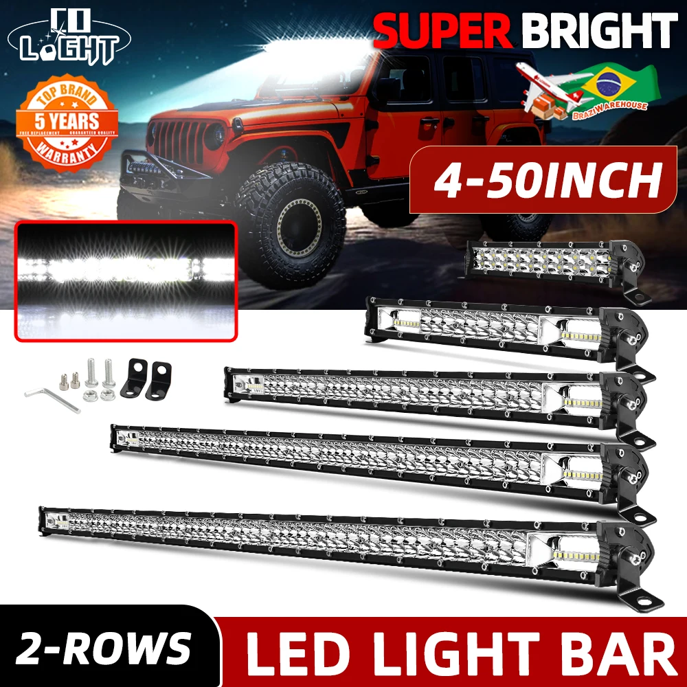 CO LIGHT 2-Rows 12D Barra Led 4x4 Offroad 52