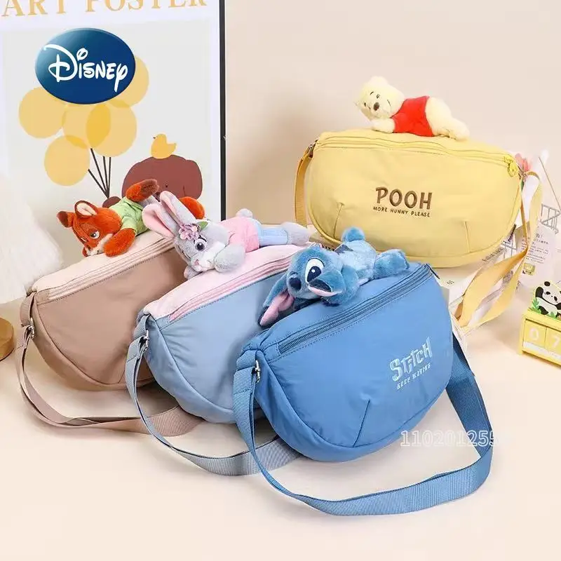 

Disney New Doll Shoulder Bag Luxury Brand Original Fashion Women's Shoulder Bag Cartoon Cute Women's Shoulder Crossbody Bag
