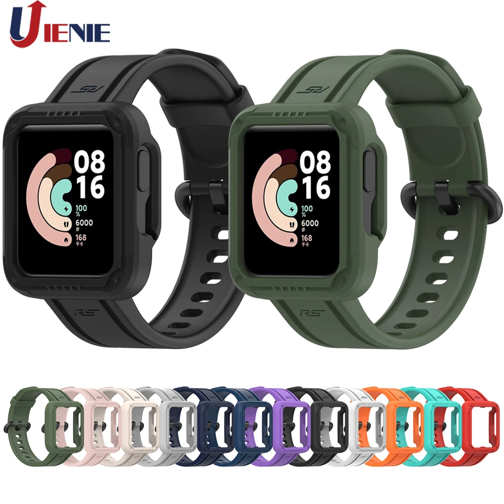 Pulseira de silicone para Xiaomi Redmi Watch 2 Lite, Poco Watch Strap, Pulseira Cinto, Sport Watch Band